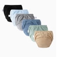 thumbnail image 1 of 6pcs Toddler Training Pants Breathable Baby Diaper Shorts for Potty Training Cotton Pants for Boys Girls Stylish Training Pants, 1 of 3