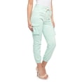 thumbnail image 3 of G-Style USA Women's Drawstring Waist Cargo Jogger Pants RJJ3645 Mint 3XL, 3 of 4
