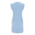thumbnail image 6 of qolati Cocktail Dresses for Women Short Bodycon Dress Summer 2025 Crewneck Sleeveless Trendy Tight Fitted Wedding Guest Going Out Dresses, 6 of 7