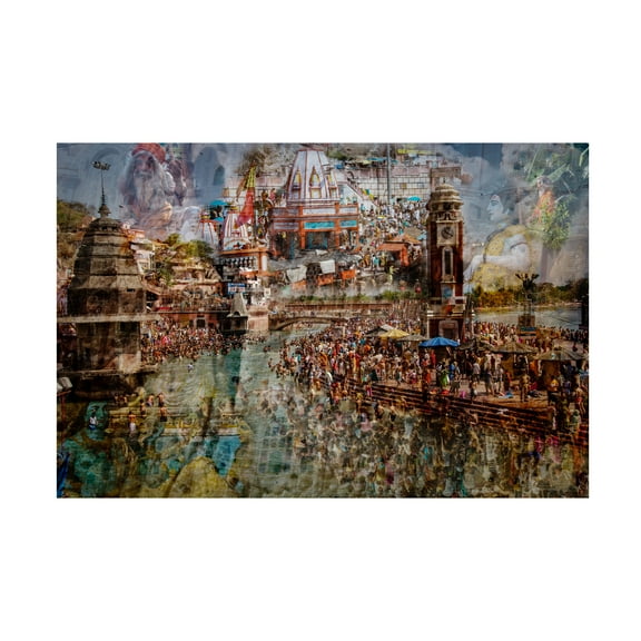 Ralf Kayser 'Holy India' Canvas Art