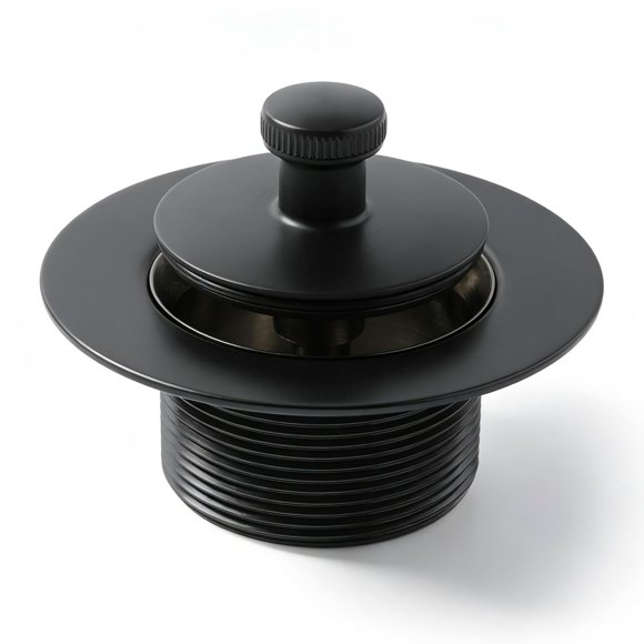 Desagüe para bañera SUPPLYGIANT Lift Turn de 1,5" negro mate