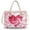 Tie-Dye Heart Butterfly, variant on ZUXONGSY Cow Print Print Clear PVC Tote Bag for Women, Lightweight Large Shoulder Handbag with Zipper, for Daily Work Commute