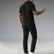 thumbnail image 4 of Pantalones de Cintura Elástica para Hombre Set Casual de Verano con Cremallera de Manga Corta Y Pantalones de Bolsillo con Cordón con Bolsillos de Cremallera para Hombres, 4 of 9