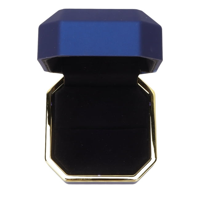 Caja para anillos de boda iluminada Nikou con luz LED