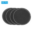thumbnail image 3 of Uxcell 2.56" Diameter PU Leather Hat Patches, 50 Pcs Round, Black, 3 of 5
