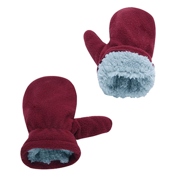 Qarigey Juego de manoplas para sombreros Buena resistencia a las arrugas Gorras Guantes Kits Suministros de ropa Regalos de cumpleaños para Sombreros vino rojo