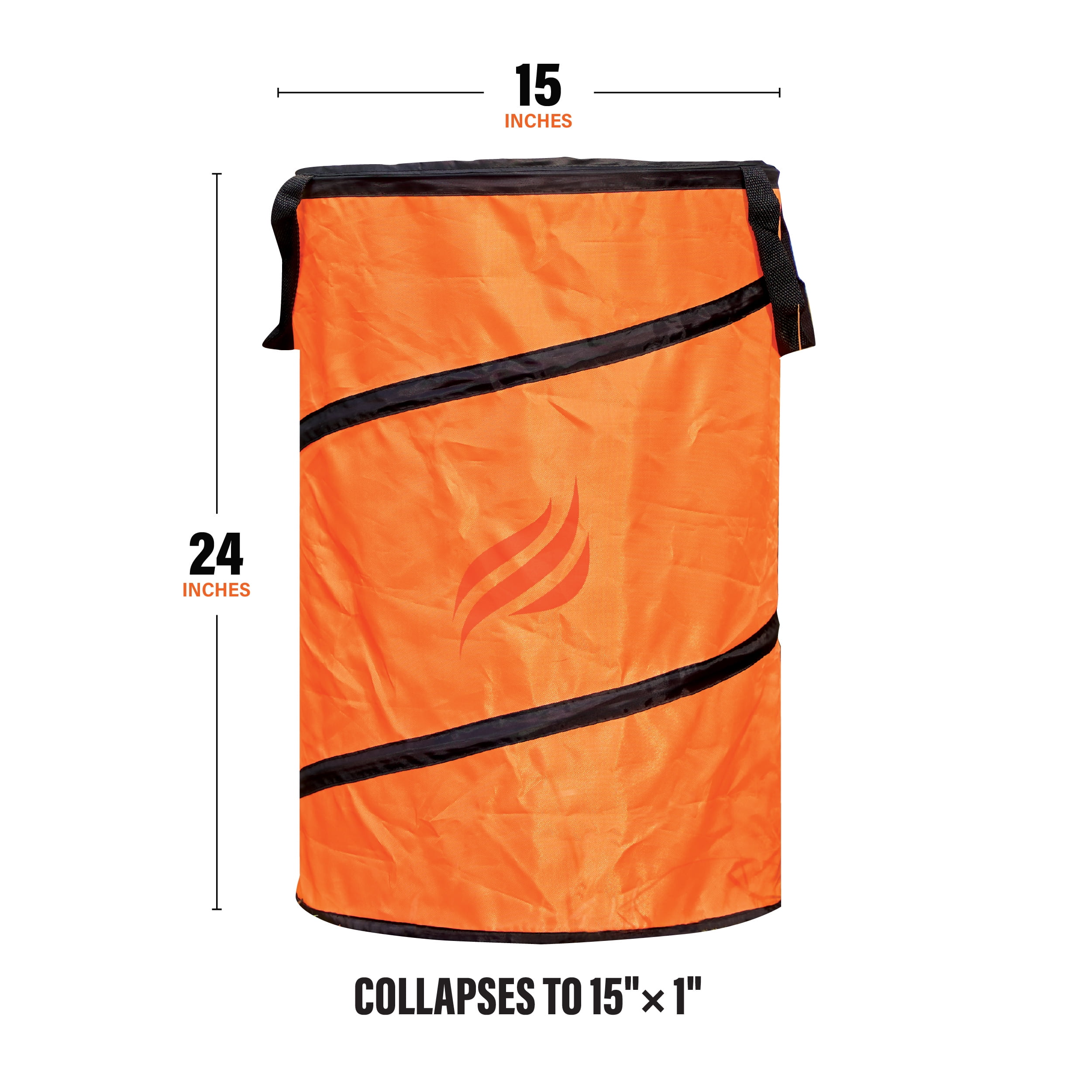 雨に撃たれる☔クロ 25✖️20パネルキャンバス Blackstone Collapsible Garbage Can - Walmart.com
