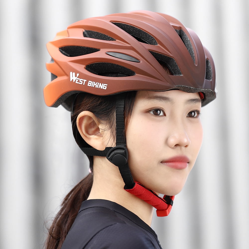 Gradient Color Helmet Gradient Color Breathable Cycle Helmet Integrated Safety Cap for Bike Cycling