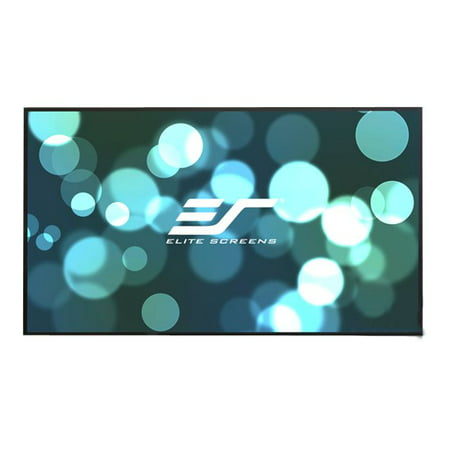 Elite Screens Aeon AUHD Series, 120-inch 16:9, 4K Home Theater Fixed Frame EDGE FREE Borderless Projection Sound Transparent Perforated Weave Projector Screen,