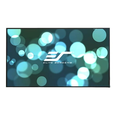 Projector Screen Free Shipping Elite Screens Aeon AUHD Series, 120-inch 16:9, 4K Home Theater Fixed Frame EDGE FREE Borderless Projection Sound Transparent Perforated Weave Projector Screen, AR120H2-AUHD ()