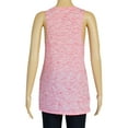 thumbnail image 3 of Women's Yoga Tank Tops Stretchy Activewear Tops Long Workout Shirts Racerback Quick Dry Coral - XL, 3 of 4