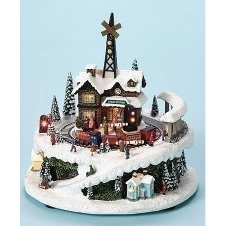 6 75 quot amusements led lighted musical train station 6 75 quot amusements led lighted musical train station
