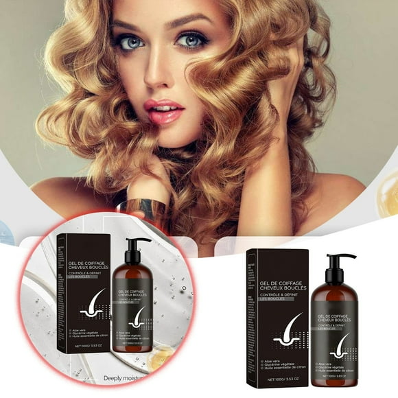 Curly Hair Styling Gel For Lazy Hair Styling Moisturizes And Maintains Frizz Smooth And Long Lasting Natural Styling Hair Pack Texture Deep Conditioner