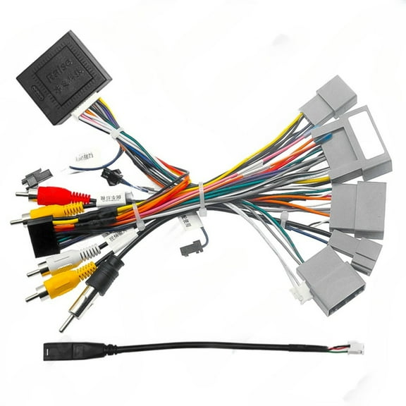 YH-Suitable for Honda Binzhi/Fit/XRV/Jade Android large screen navigation power cord 16P tail line protocol box