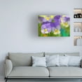thumbnail image 2 of Trademark Fine Art 'Violets' Canvas Art by Cora Niele, 2 of 4