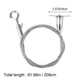 thumbnail image 3 of 2 Pcs Adjustable Hanging Wires Mirror Hanging Wire with Hook Wall Mount Wire 2m, 3 of 8