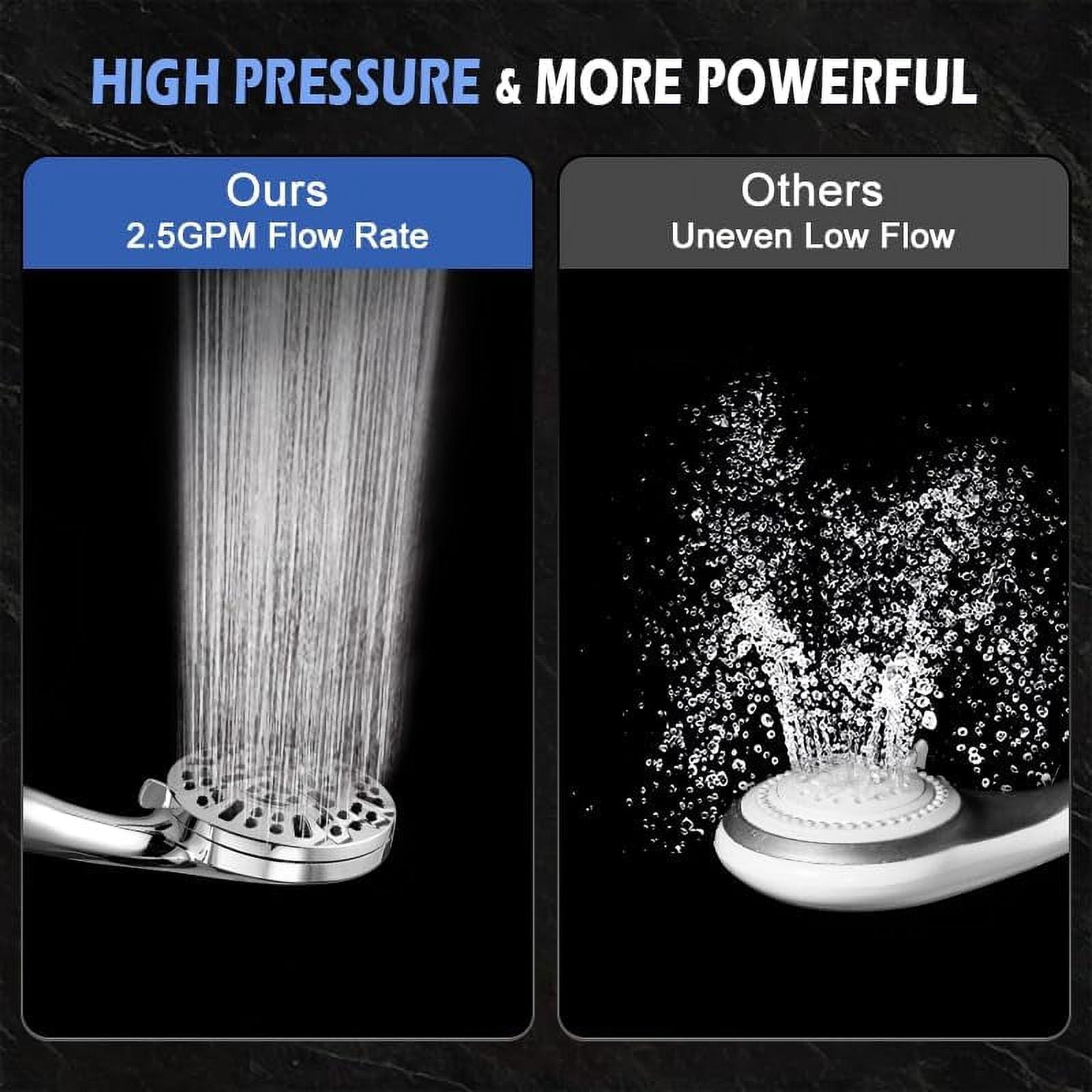 Yezivo 10-Mode Handheld Shower Head with 59-Inch Hose photo 4