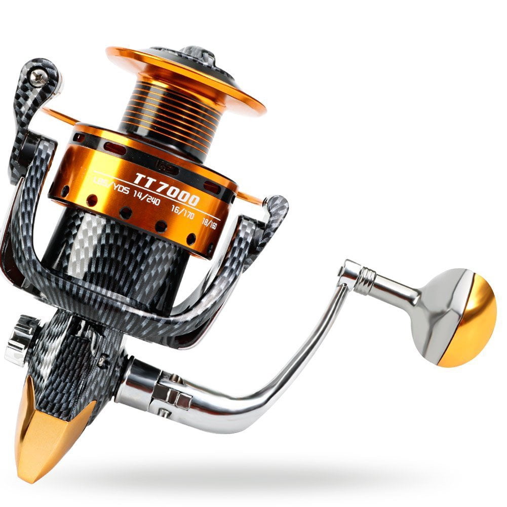 Fishing Reels- 12+1 Bb  Light And Smooth Spinning Reels Carbon Fiber Drag Saltwater Freshwater