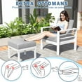 thumbnail image 4 of AECOJOY Patio Furniture Sets on sale, Aluminum Outdoor Furniture Set with Fire Pit Table Outdoor Sectional Sofa- Dark Grey, 4 of 10