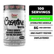 Psycho Pharma Creatine - 5g of Premium Creatine Monohydrate per Serving, Unflavored, 100 Servings