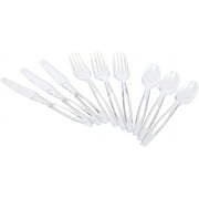 Glad Clear Assorted Premium 240-Piece Disposable Plastic Cutlery Set