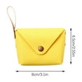 thumbnail image 3 of Taotanxi Little Girls Makaron Purse Solid Candy Color Buckle Women Children Handbag（Yellow）, 3 of 5