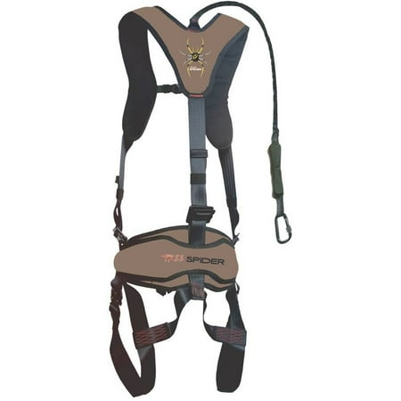 Tree Climbing Gear Venom Safety Treestand Climbing Harness with Carabiner and Tree Strap ScentBlocker, One Size Fits Most ()