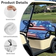 thumbnail image 6 of Uorisanigo Golf Cart Seat Covers Fit All Seasons Decorative Accessories - Washable Split Backrest Front Seat Cover, Comfortable Breathable Cloth, USA Flag Firework Print, 6 of 7