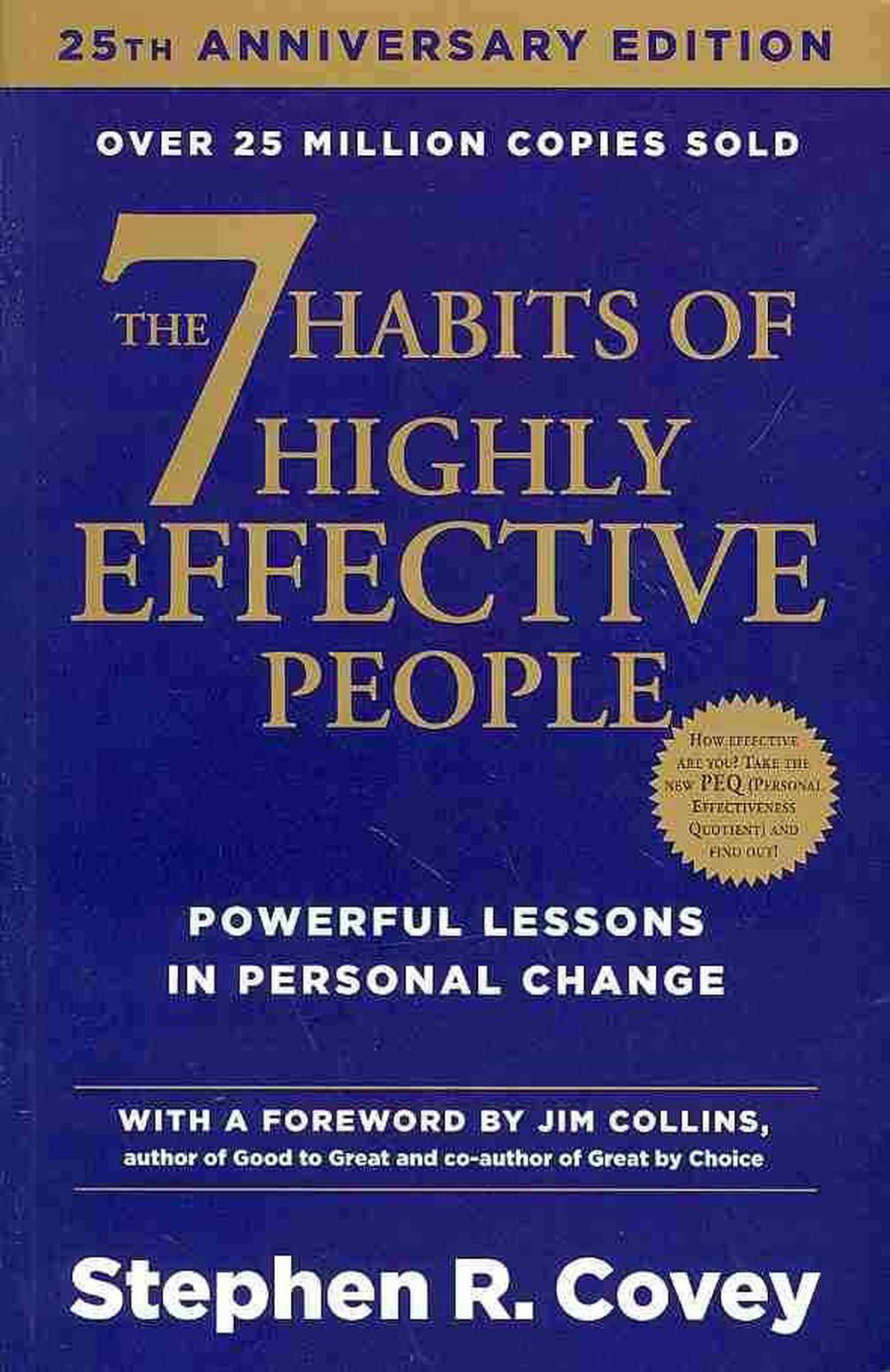 The 7 Habits Of Highly Effective People Edition 25 Book Walmart