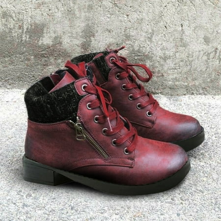 

Ankle Boots Boots For Women Chunky Heel Short Boots Zipper Ankle Boots Shoes