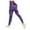 Dark Purple, variant on larppty Seamless Workout Leggings for Women Butt Lifting Hidden Scrunch Leggings High Waisted Gym Yoga Impact Pants（Light Purple，XXL）