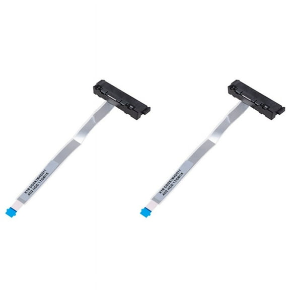 2X Laptop Hard Drive Cable Sata HDD Ffc Cable Ssd Hard Drive Cable Connector for 15 Ab Pavilion,2 x hard drive cable,Black