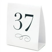 Weddingstar 7022-25 Table Number Tent Style Card - Numbers 25-36