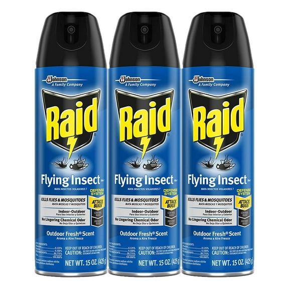 Raid Flying Insect Killer, 15 Ounce Pack of 3