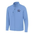 thumbnail image 2 of Men's Antigua Powder Blue 2026 MLB All-Star Game Objection Double-Brushed Full-Zip Jacket, 2 of 3