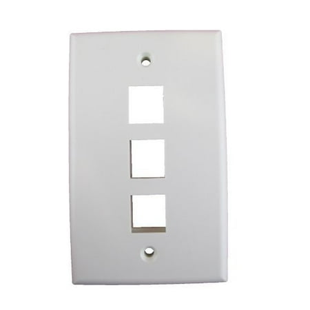Vanco International 823841 Vanco Datacom Wallplate 3port