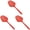 Red, variant on CSSJKYJ 2PCS Heat Slotted Spatula Multi Purpose With Holes Nylon Slotted Turner for Frying Boiling Pasta Dumplings Non Stick Kitchen Utensil.Black