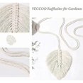thumbnail image 2 of Set of 2 bohemian cotton curtain knobs, 80cm white, 2 of 4