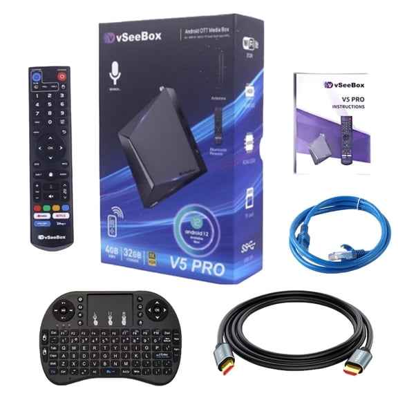 vSeeBox V5 Pro with 4GB RAM & 32GB Storage