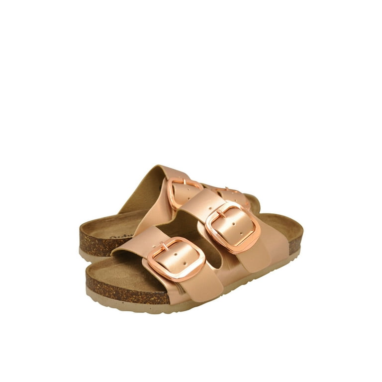 Pierre Dumas Bork 66 Rose Gold Women s Sandal Size 7 Walmart