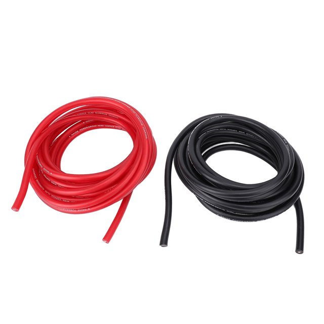 8 Gauge Speaker Cable, Versatile 8 Gauge Power Wire Easy Installation 8AWG for Vehicle RV Trailer Boat