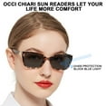 thumbnail image 3 of OCCI CHIARI Women's 1.75 Reading Glasses Sunglasses Blue Light Sunglass UV Protection Bling Readers 1.0 1.25 1.5 1.75 2.0 2.25 2.5 2.75 3.0 3.5 with Acrylic Lens, 3 of 7