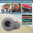 thumbnail image 3 of Bonnlo 12" Balloon Wheels, Heavy-Duty Sand Wheels for Beach Cart Kayak Garden Cart (2 Pack), 3 of 9