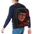 thumbnail image 5 of Horror Freddy Krueger Backpacks 16 Inch Lightweight Casual Bookbags Travel Daypack Bookbags for Camping Hiking, 5 of 6