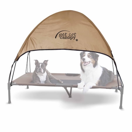 K&H Pet Products Pet Cot Canopy Extra Large Tan 32  x 50
