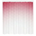 thumbnail image 2 of Ambesonne Geometric Shower Curtain, Ombre Geometric Print Art, 69"Wx84"L, Pale Pink, 2 of 4