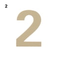 thumbnail image 1 of Gold Acrylic Numeral Door Plaque Modern Self-adhesive Door Plate Number Hotel Home Sticker Address House Drawer Sign Label, 1 of 1