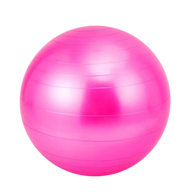 Pelota Yoga 75cm Para Entrenamiento Y Ejercicio Cardio Beat Rosa