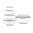 thumbnail image 3 of JoyFul Glass Mixing Bowl Set with Airtight Black Lids, 3 of 12