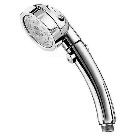 High Pressure Shower Head Hand Shower 3 Modes On/off Switch Water Saving With Hose